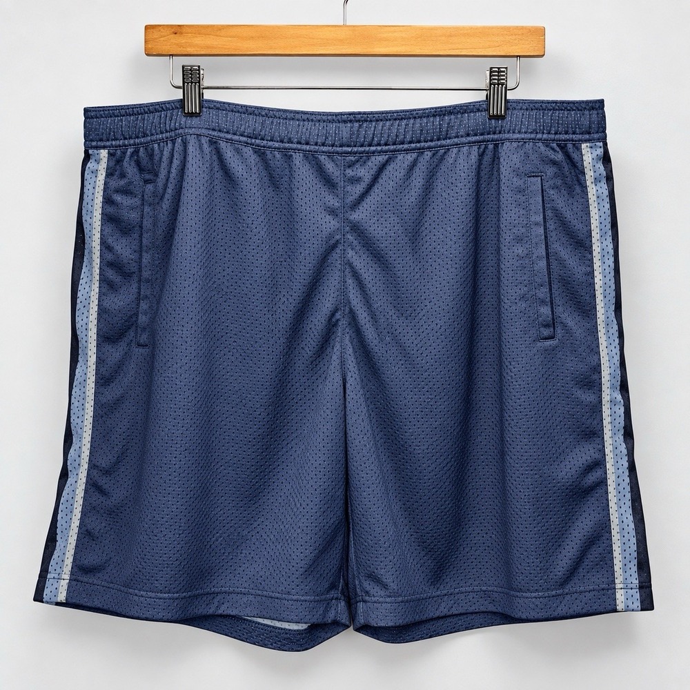 Marine Layer Blue Mesh Athletic Running Shorts Men's XXL 2XL